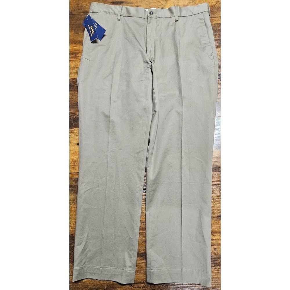 Polo Ralph Lauren Men's Stretch Classic-Fit Slack Brown Pants Size 36x30 NWT